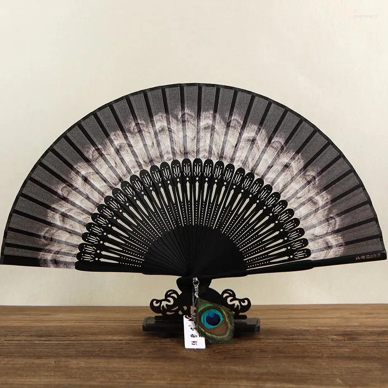 Декоративные фигурки складывают вентиляторы китайского стиля павлинов