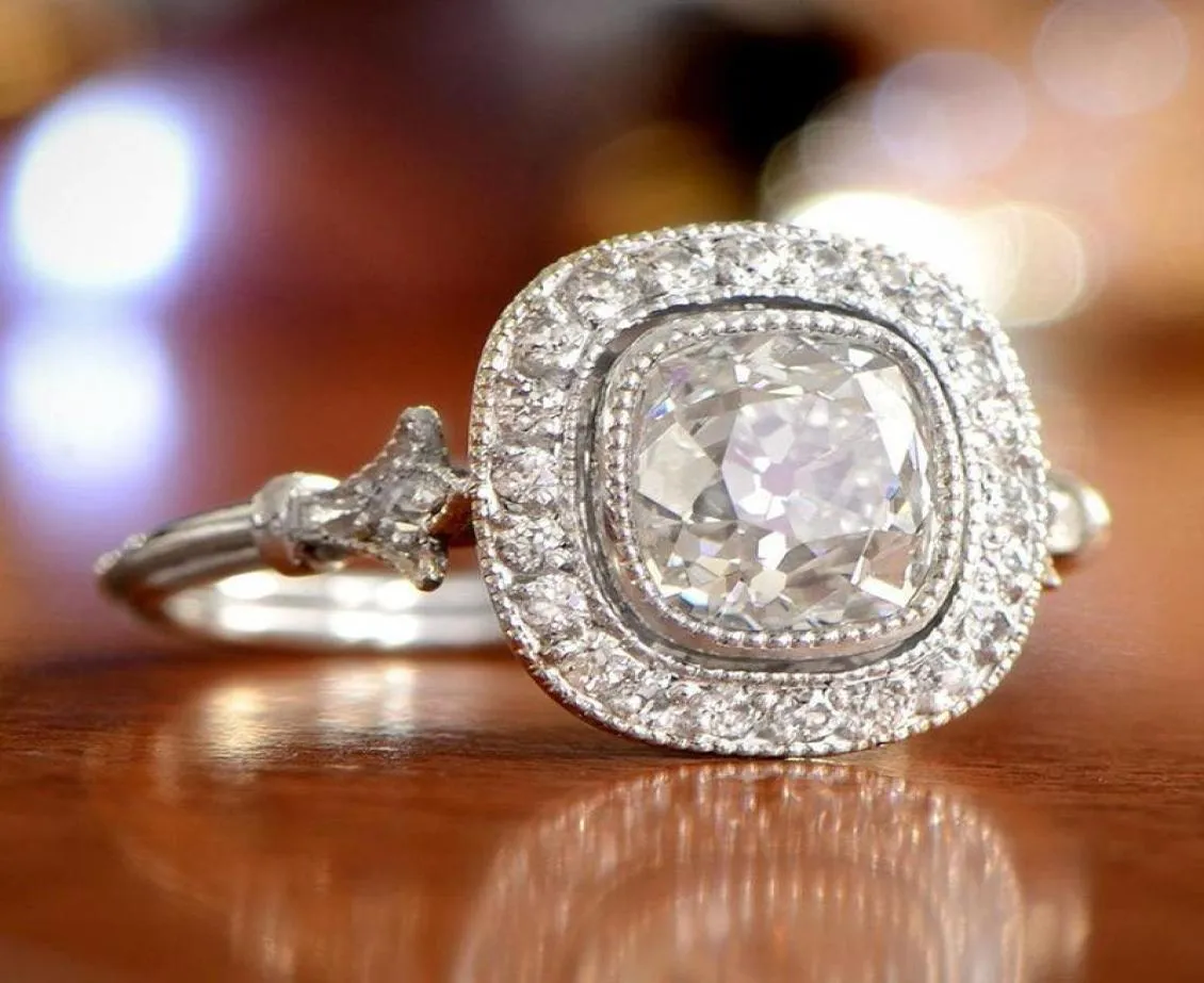 Обручальные кольца Youhaocc сияющие овальные дамы обручальное кольцо модное серебряное бриллиантовое украшение размером 6106651130
