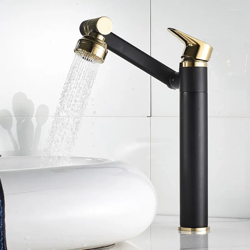 Bathroom Sink Faucets Deck Mount Bathtub Faucet Set With Handheld Shower Tub And Cold Water Mixer Bath Black Tap