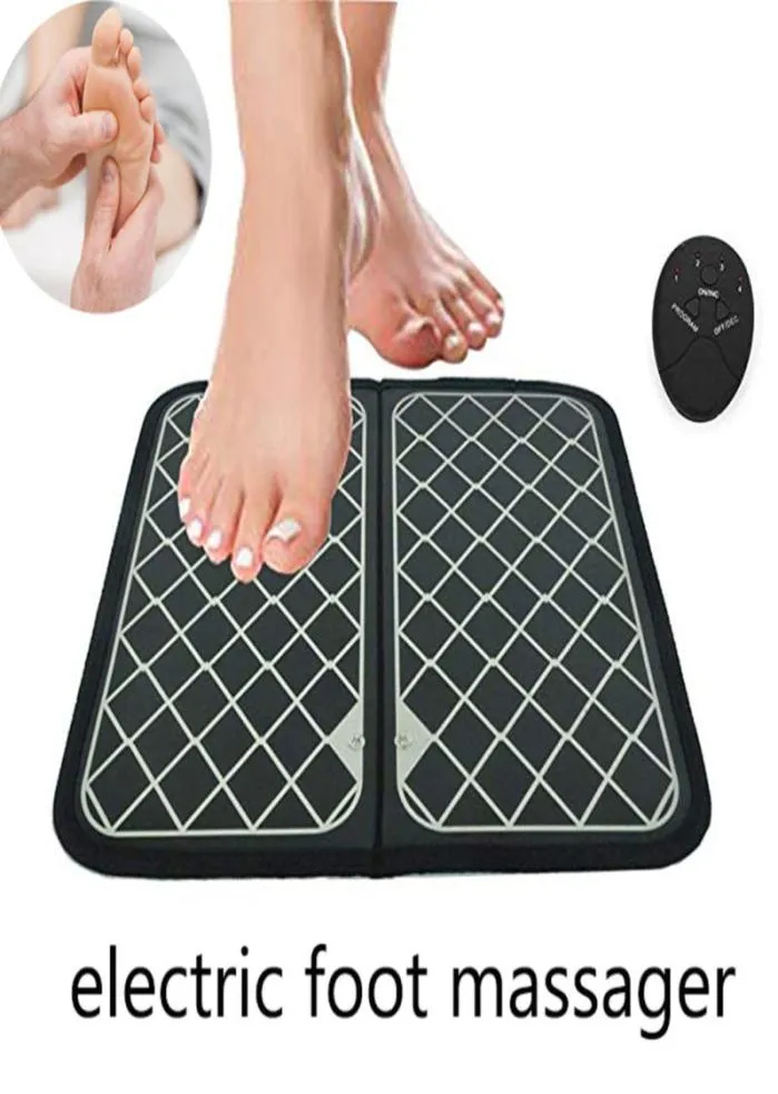 Elektrische EMS Foot Massager padvoet spierstimulator voet massagemat verbeteren de bloedcirculatie verlicht pijn in de gezondheidszorg 7301365