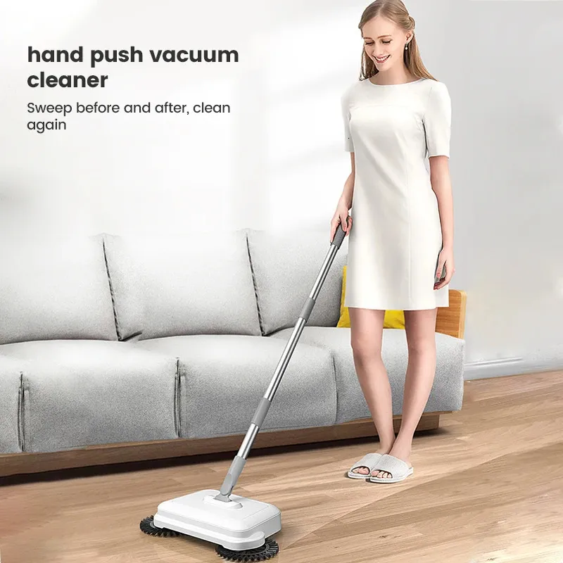 Sweeper Magic Broom Dustpan Set Hand Push Cleaning Machine Floor Vacuum Cleaner Household Lazy All-in-one Sweeping Tools