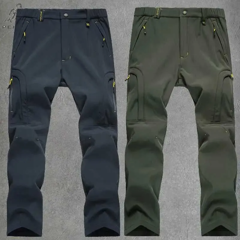 Pantaloni maschili da uomo pantaloni da trekking tattici escursionistici traspiranti per esterni per esterni per esterni autunno e pantaloni lunghi invernali da uomo pantaloni da campeggio impermeabile2405