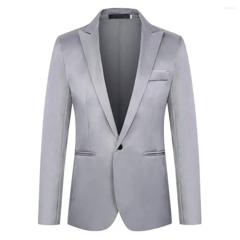 Costumes pour hommes Blazer Fashion Fashion Casual Business Malou Suit Malle Memps Simple Men Slim Fit Office pour