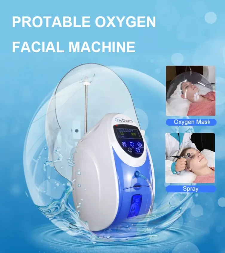 Microdermabrasion Hydro 2 en 1 Hydro Fasials Machine Small Bubbles Hydro Machine O2Toderm Hydro Facial Skin Care Equipment