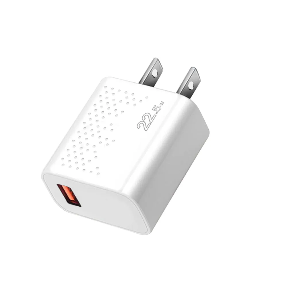 Toepasselijk op Huawei Super snellaadkop 22.5W Volledig compatibele Universal Single-Port USB mobiele telefoonlader Set