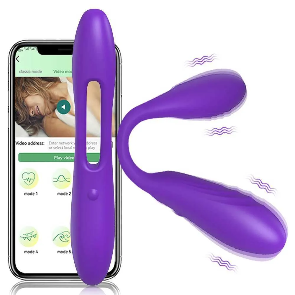 Andra hälsoskönhetsartiklar Bluetooth App Control Dildo Vibrator Kvinna G Spot Clitoris Stimulator Wearable Panties Adult Varors Toys For Women Par T240514