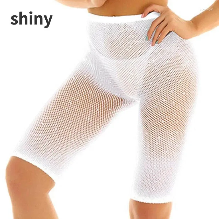 Mulheres meias que provocam calças justas curtas para presentes de amantes sexy lingerie bling shiny calça de viagem feminina femme collants femme collants