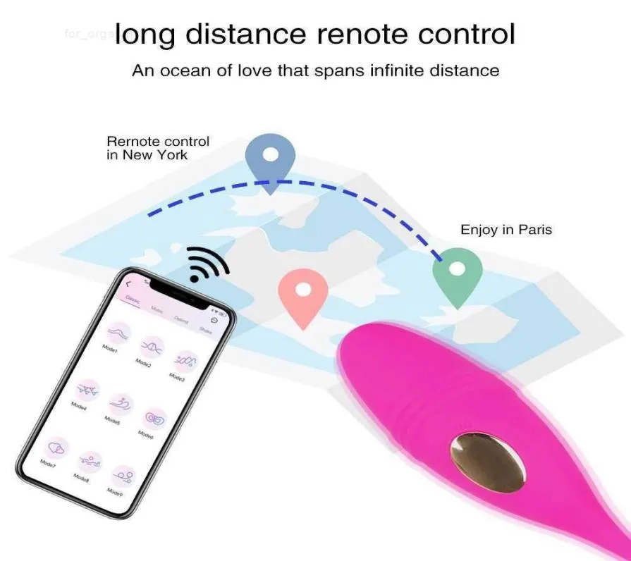 AdultShop App Pantes Wireless Remote Control Vibrator Pagnies vibration de l'œuf invisible Dildo Vibrateur G Spot Clitoris Toy3481840