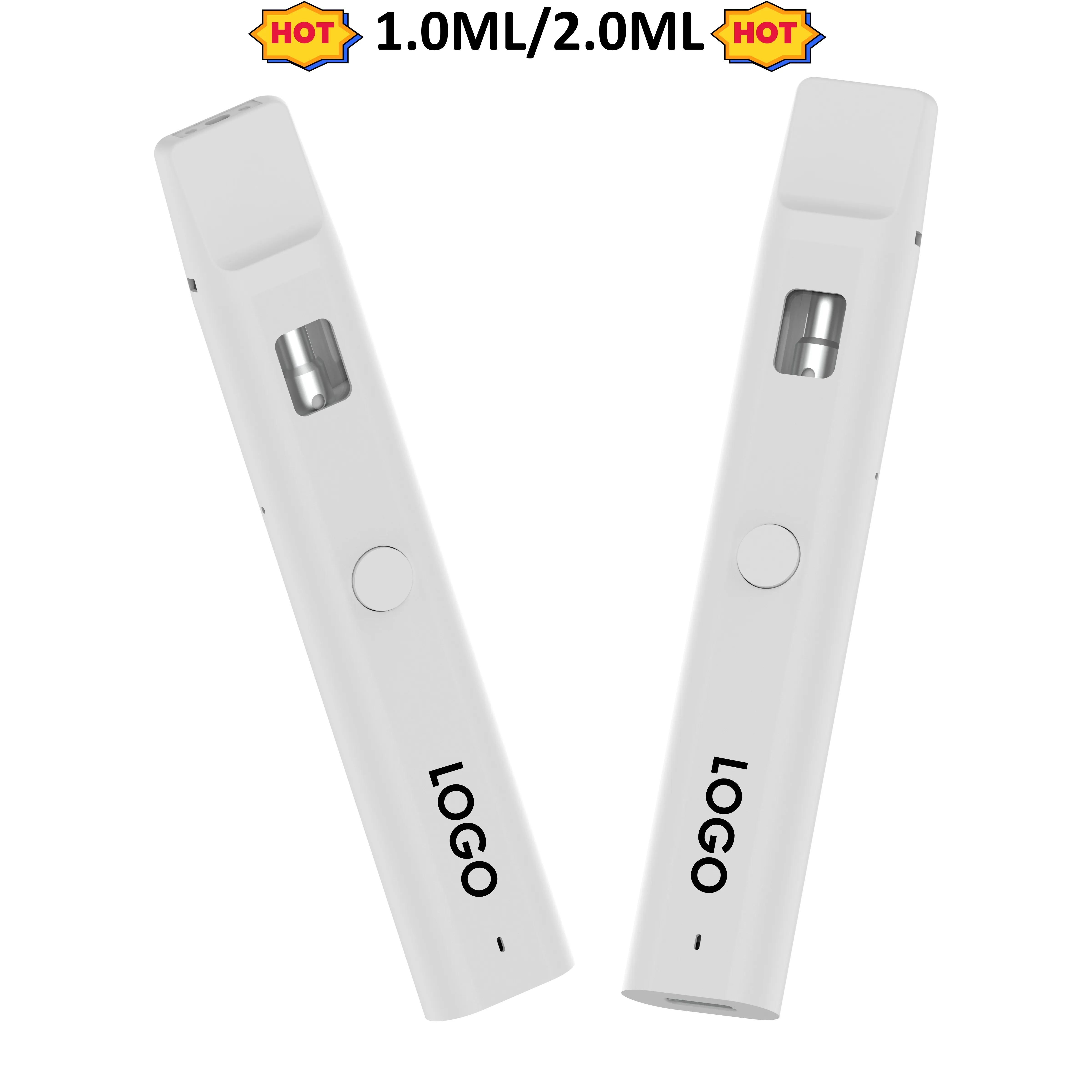 2024 New USA Huile épaisse Rosine en résine vivante 300 mAh VIDE 0,5 ml 0,5 g 1 ml 1,0 ml 1g 2 ml 2,0 ml 2G ECIG E Vaporisateur de cigarette vide Disposable Vape Pen Logo Custom Logo OEM en stock