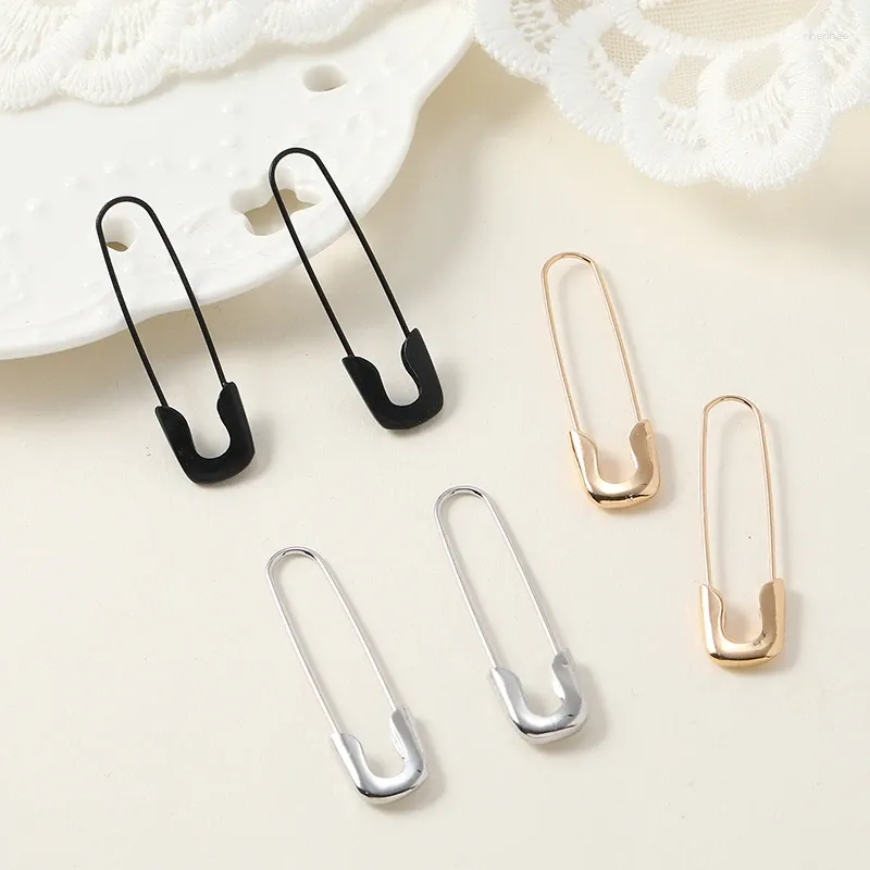 Bengelen oorbellen eenvoudige en coole stijl trendy paperclip Korean East Gate modieuze creatieve ontwerppen