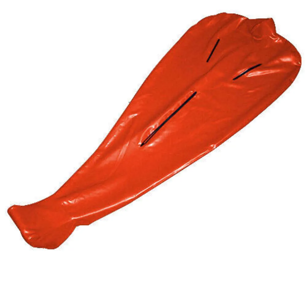 Lateksowy śpiwór gumowy Gummi Catsuit, pomarańczowy kombinezon z mocowaniem, cosplay, 0,4 mm maskaradowa kulka, ręcznie robiona