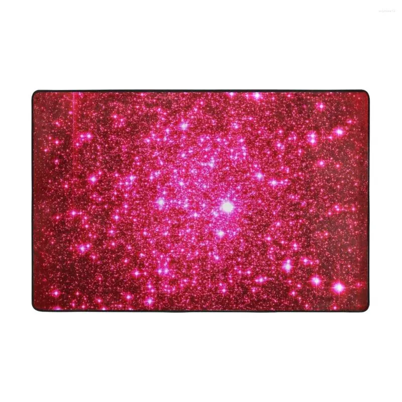 Ковры розовый галактик швейцарский коврик коврик коврик Полиэстер антикол.