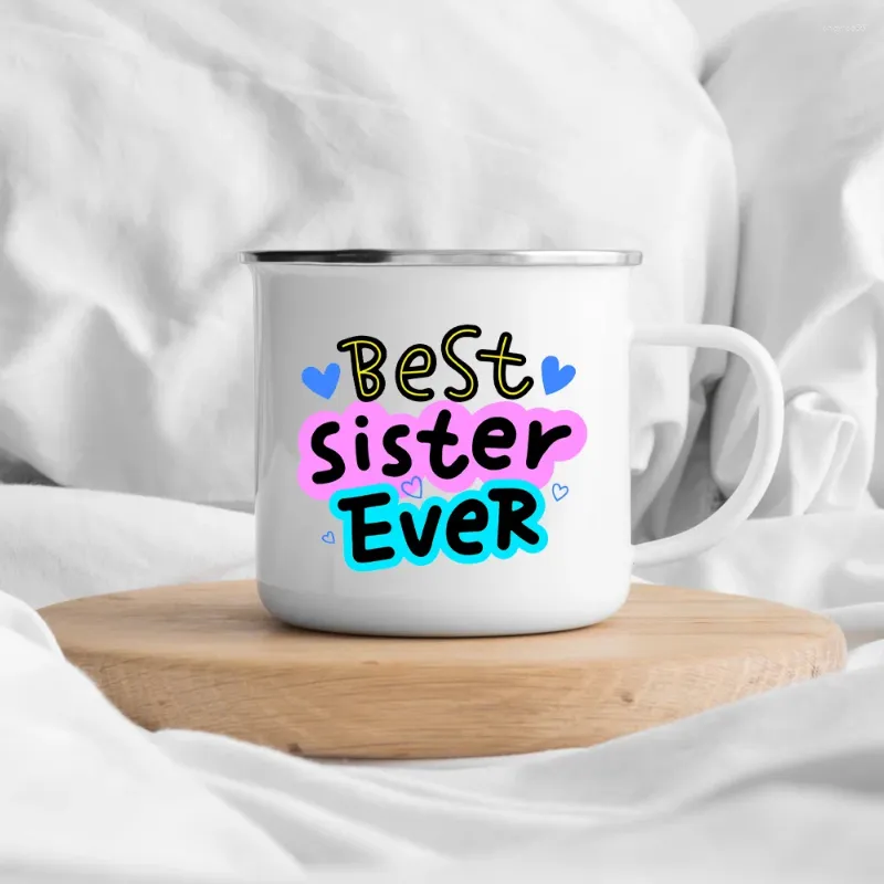 Tasses soeur jamais belles petites idées cadeaux mignons cadeaux de tasse de tasse