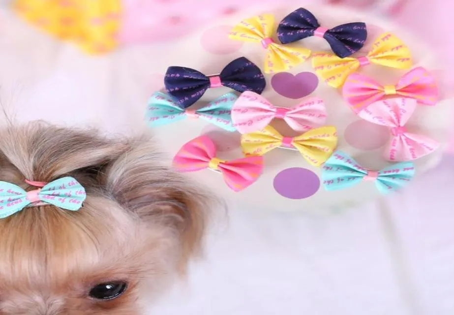 Doggy Stylz Dog verzorging Mooie handgemaakte ontwerper Dog Clip Cat Puppy Bows For Hair Aessories8482588