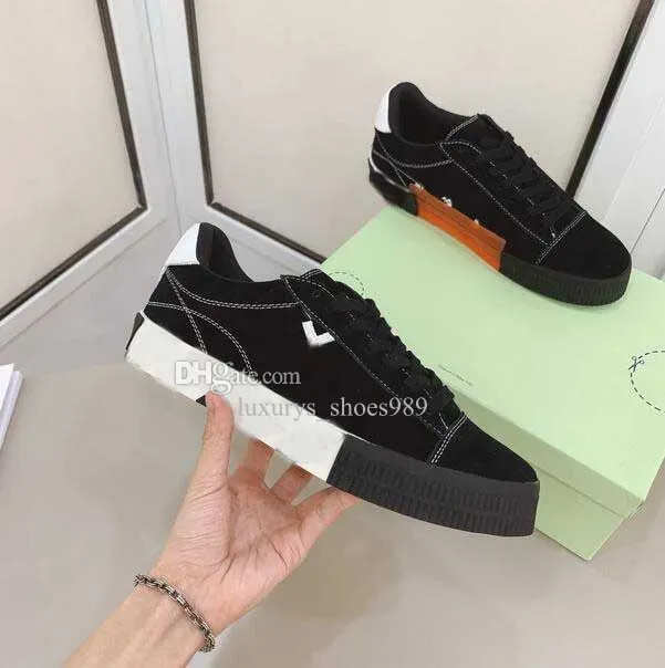 2024NEW Luxury Off Sneakers baskets baskets Skateboard Chaussures Plateforme Vulcanisé Chaussures Vulcanisé Blanc Low Lace-Up-Up Low Mint Green Chunky Tennis Sneakers 35-45
