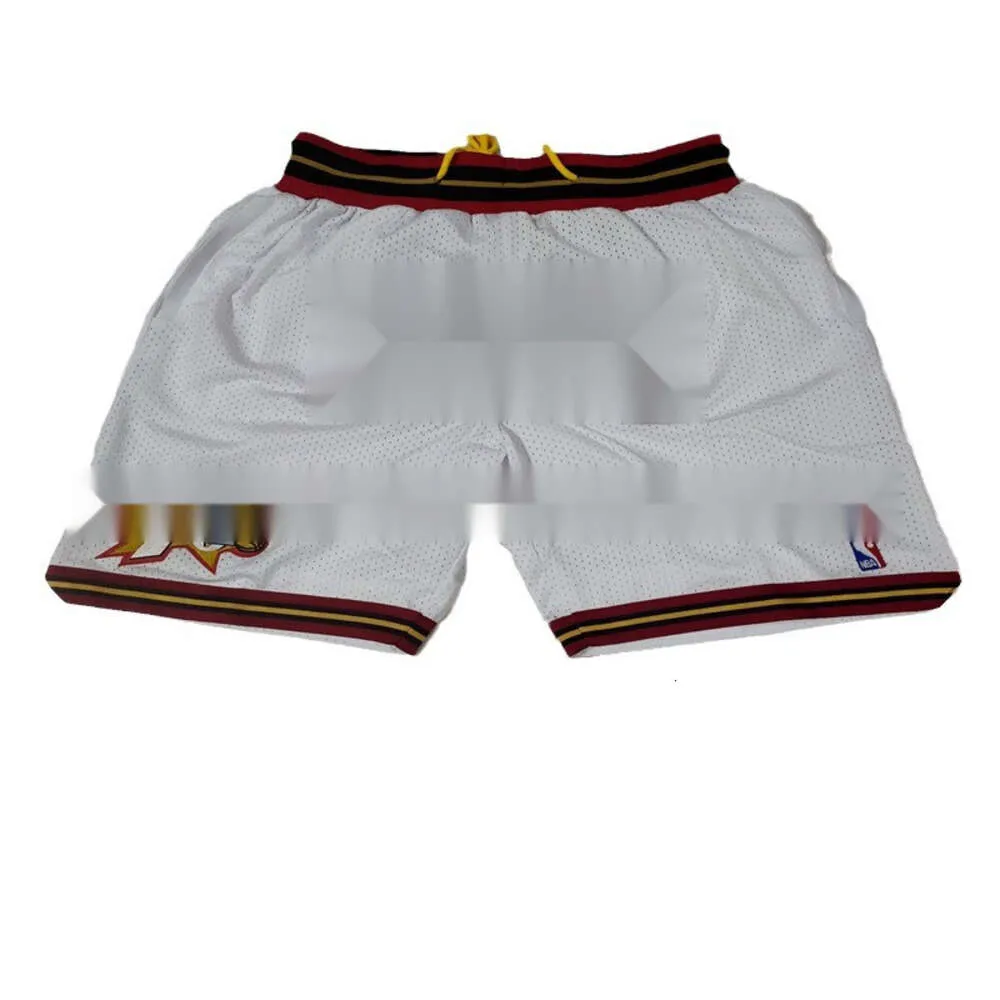 Jersey American Basketball Ers Iverson White Gaston Pocket Pants Men S Sports Shorts ports horts