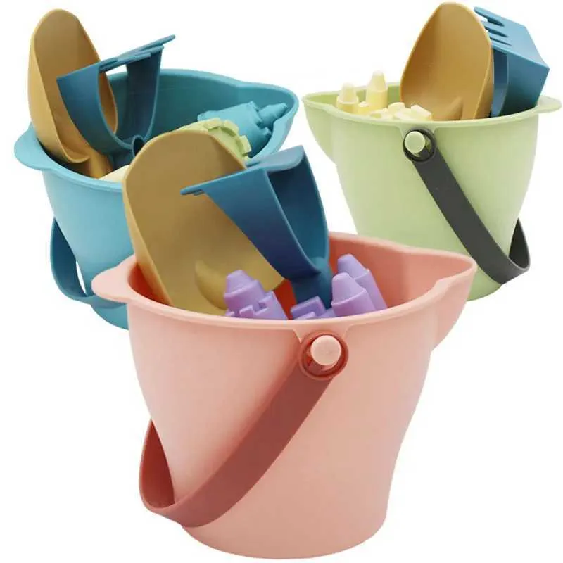 Sabbia gioca ad acqua divertente beach sensory bucket childrens giocattolo pala e gioco da spiaggia giocattolo genitore bambino interazione gioco d'acqua beach game toyl2405