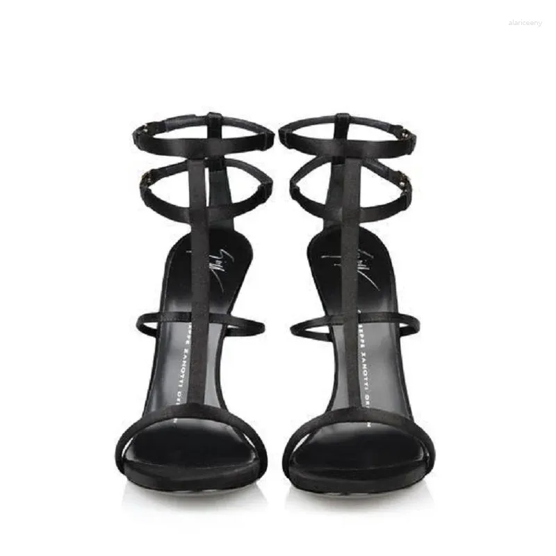 DHgate Roman Strappy Sandals Elegant High Heel Summer Shoes for Women Shoes Accessories