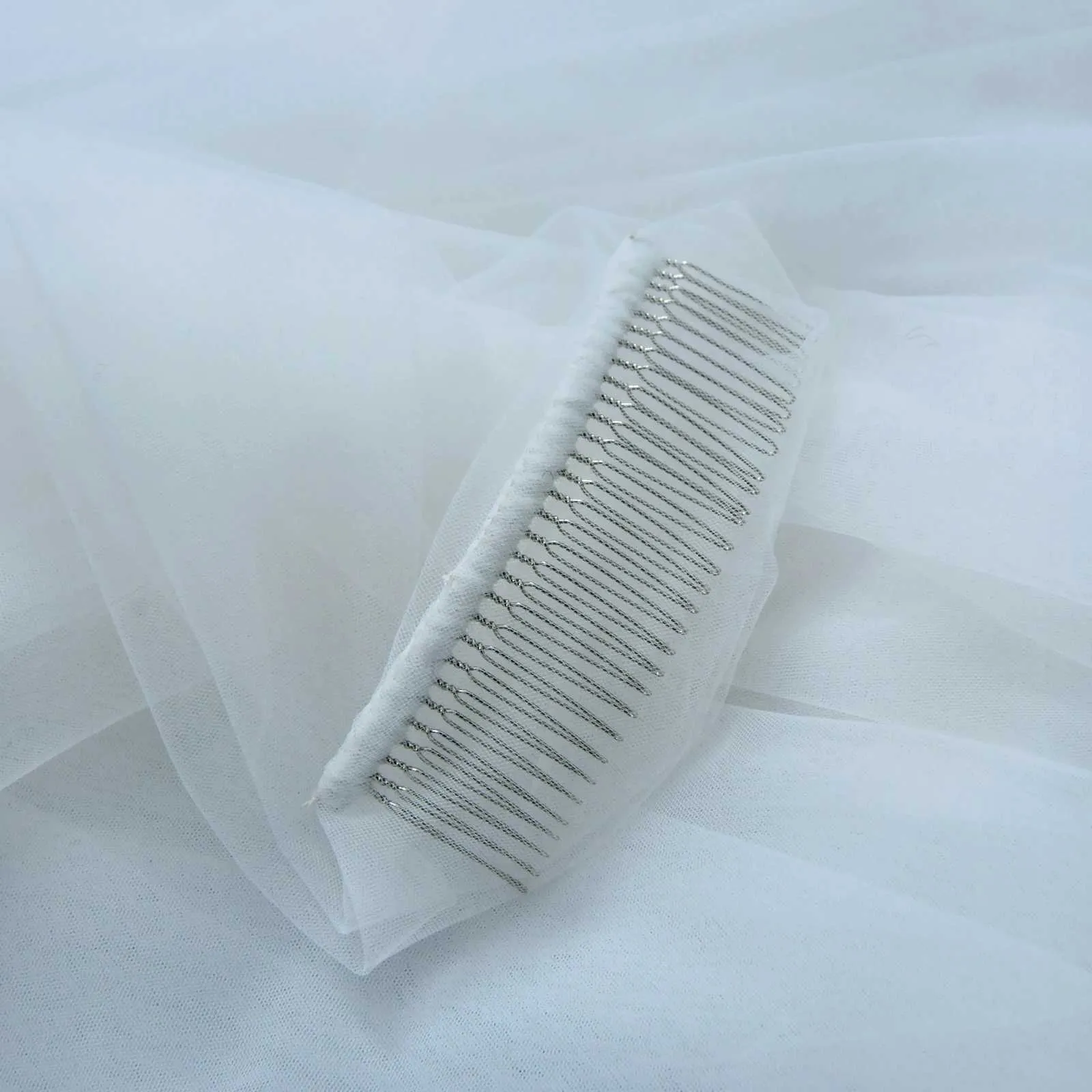 Hair Jewelry Wide Tree Vine Lace Patch Wedding Veil Long Cathedral Style Illusion 1 Tier with Comb Bridal Accessories_voghion.com