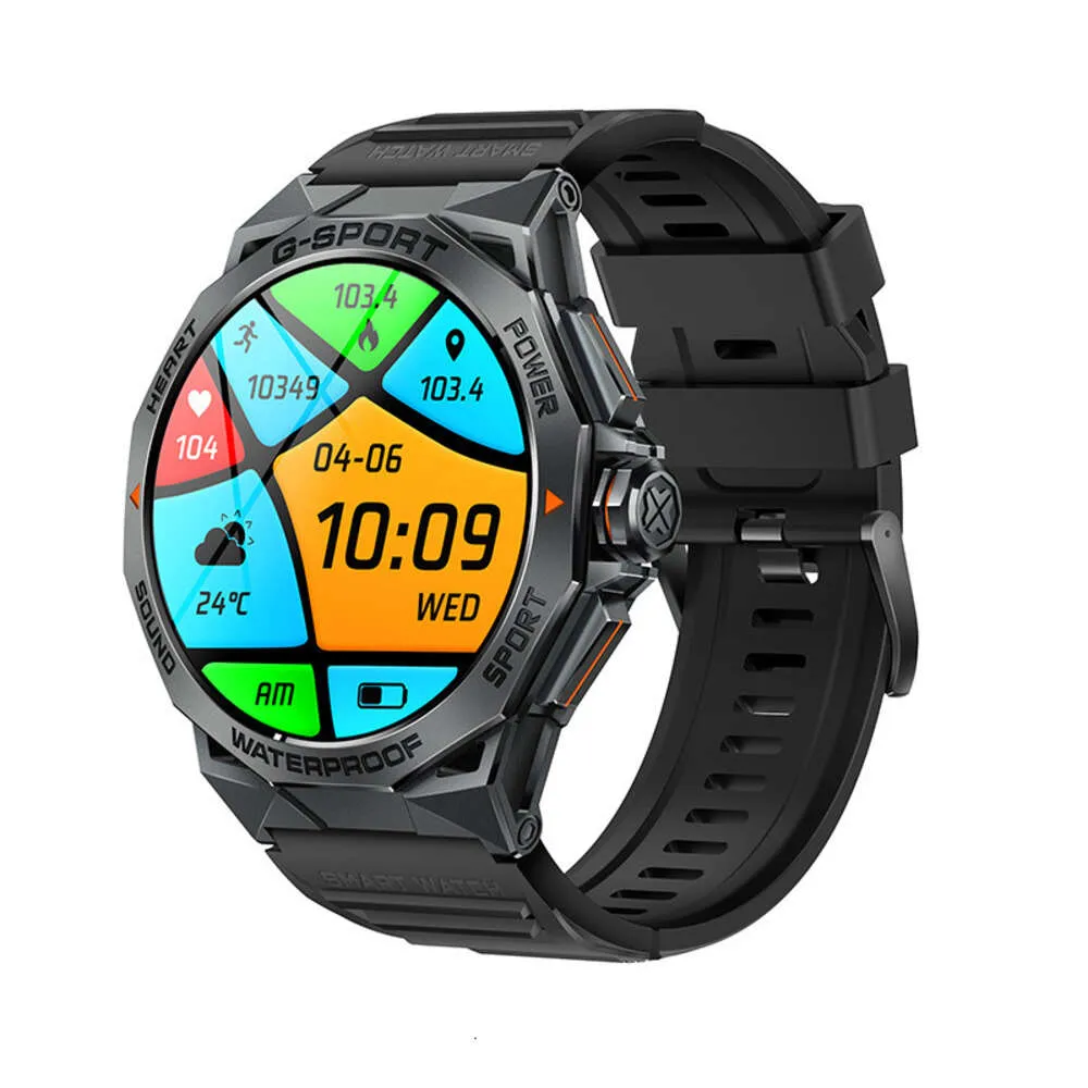 New K62 Bluetooth Call 1.43-inch AMOLED HD Screen Weather Music Heart Rate Multi Sport Smart Watch