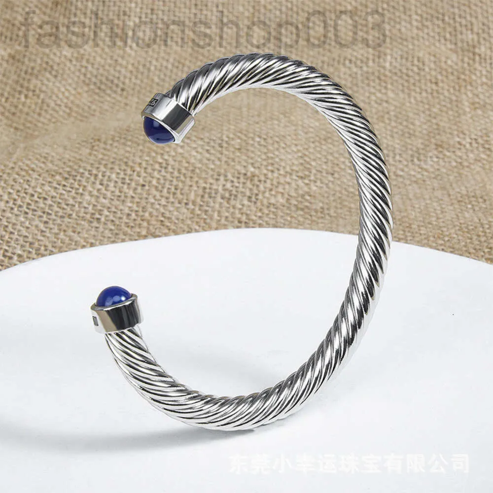 Desginer David Yurma Bracelet Jewelry C Lapis Lazuli電気めっきブレスレットケーブルツイストワイヤー人気