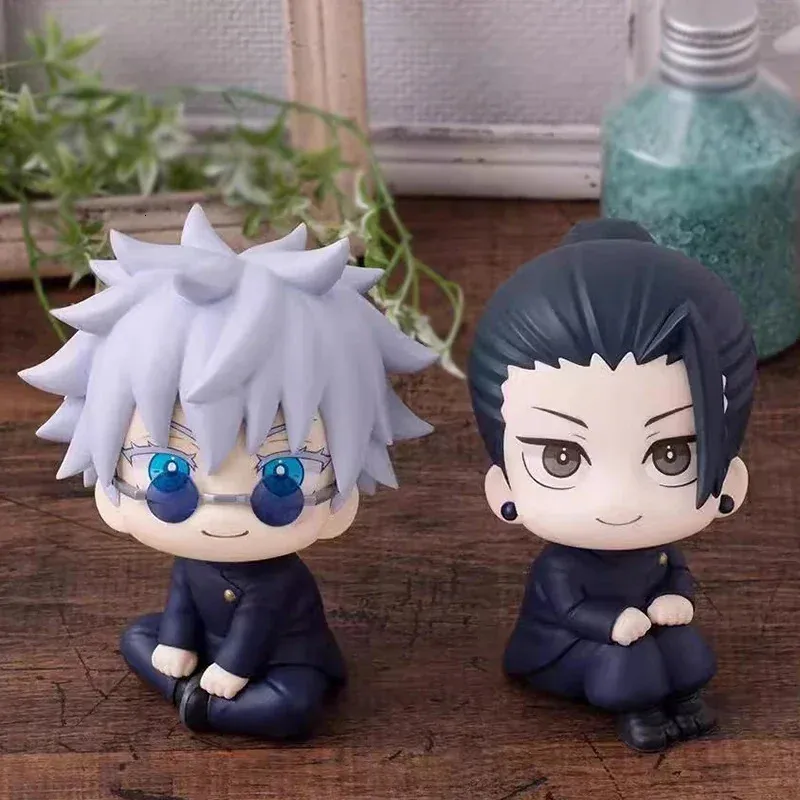 10cm geto suguru satoru gojo figures d'action jujutsu kaisen pvc anime q de collection de version modèle toys dons périphériques 240506