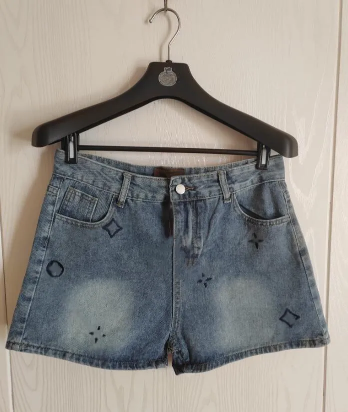 Sommar ny kvinnors shorts sexig designer kvinnors denim shorts kort kjol