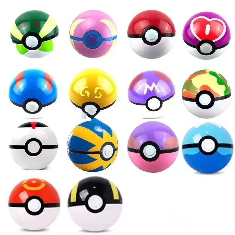 100st 15 Kings Ball Figure Abs Anime Action Figures Pokeball Toys Super Master Juguetes 7cm