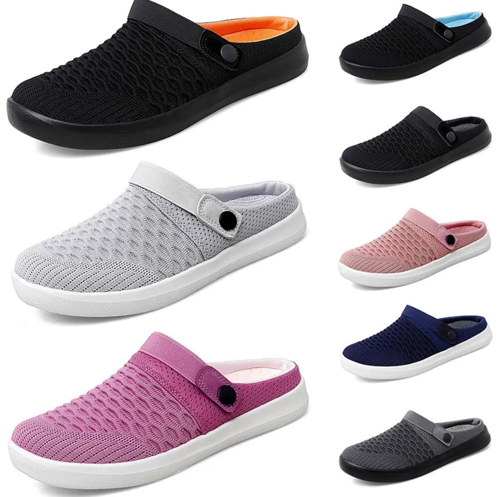 Slifori a maglie cuscino slip-on slip women estate scarpe da passeggiata traspirante Gai a piedi scuro viola nero grigio viola piattaforma scintilla da sneaker femminile dimensioni 36-45