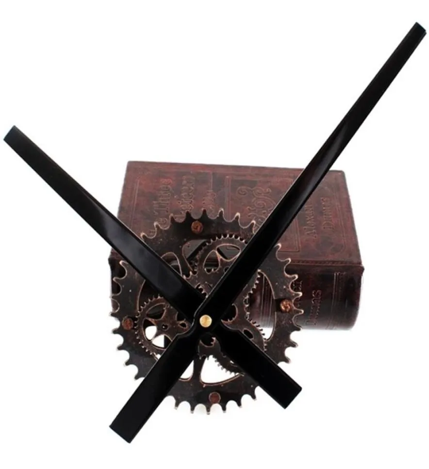 Klocka 30 cm Big Pointer Mechanism Wall Clocks Saat Reloj Retro Träutrustning Hängande tillbehör Mute Kit 2012122740712
