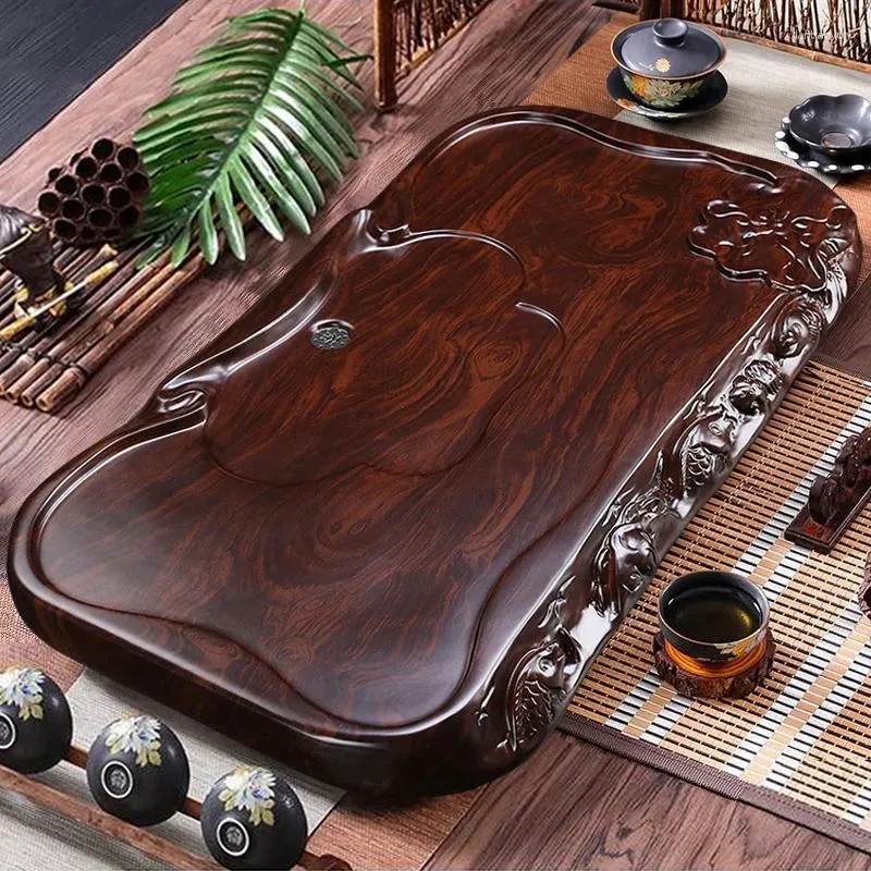 DHgate.com:Modern Minimalist Wooden Tea Tray - Stylish Desk Organizer and Serving Platter:Home & Garden