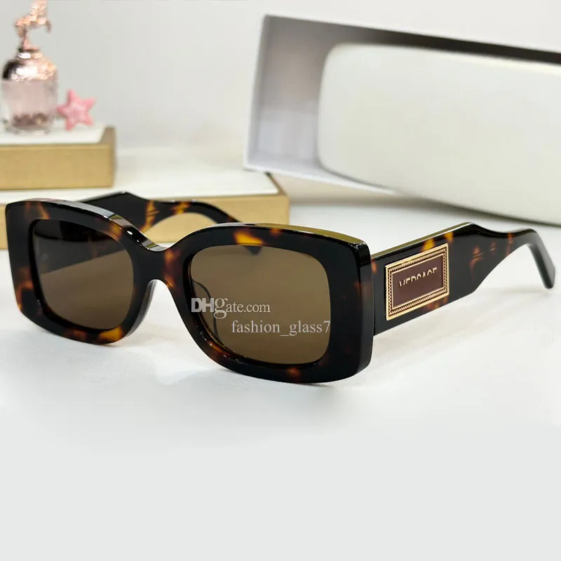 Designers Fashion Cadre rectangulaire Lunettes de soleil pour hommes Lunettes de soleil carrées surdimensionnées de haute qualité avec boîte d'emballage d'origine VE4377