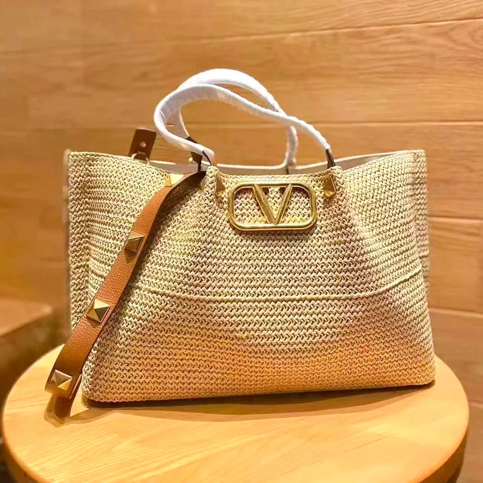 Модный дизайнер роскошные vlogo raffias Большая сумка для сумки Man Summer Clutch Crive Srate Plouds Beach Bag Sukm и сумочка мешок для поперечного кула