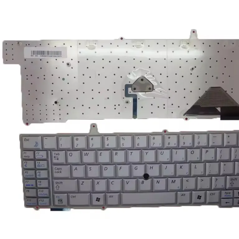 Laptop-Tastatur für Samsung X1 English US BA59-01574A Silber Neu
