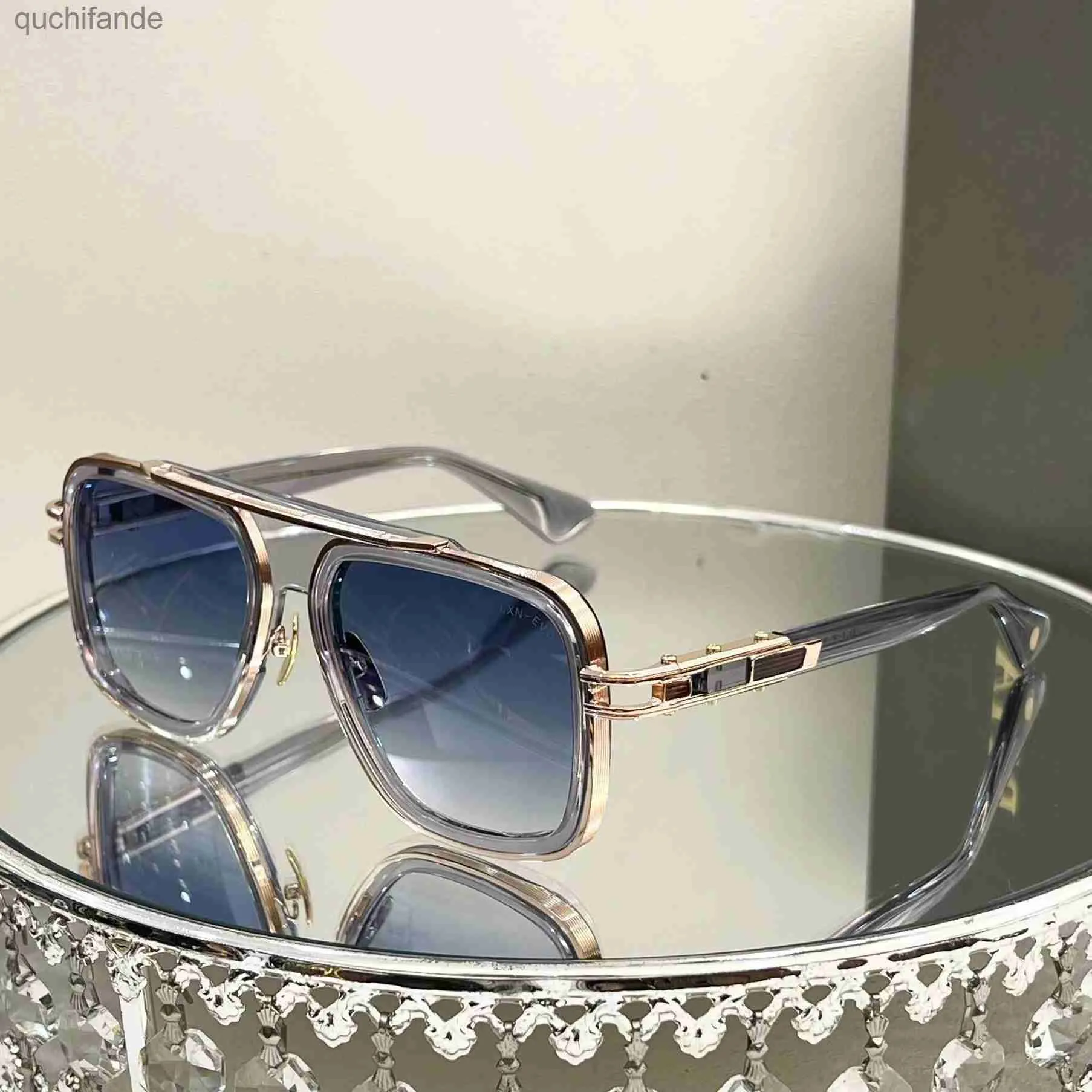 Seiko Edition original 1to1 dita Óculos de sol Dita Mach Six Designer para homens famosos moda retro de luxo de luxo moda com o logotipo da marca
