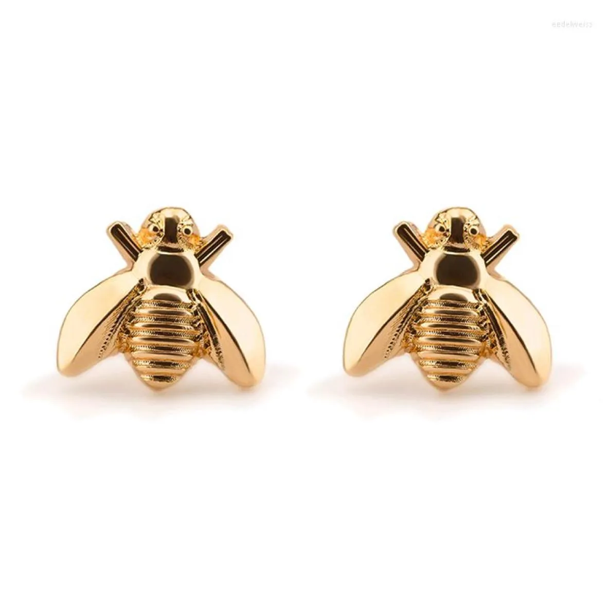 Boucles d'oreilles mignonnes mignons couleurs argentées miel abeille créative charmante accessoires de boucles d'animaux femelles bijoux de fête de fête