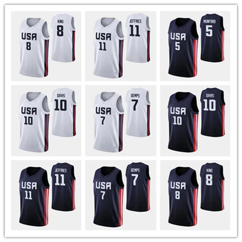 2023 USA Team Basketball Trikots 8 Paolo Banchero 5 Mikal Bridges 11 Jalen Brunson 10 Anthony Edwards 6 James 10 Bryant 4 Curry 7 Brandon Ingram 6 Cameron Johnson Jersey