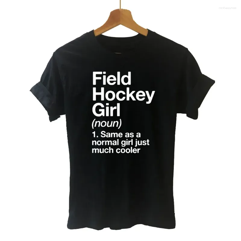 T-shirts masculins Field Hockey Girl Définition HARAJUKU T-shirt drôle T-shirt Femmes Vêtements décontractés à manches courtes Tops Tees