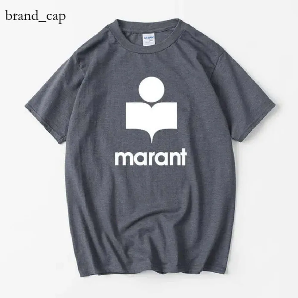 Men's T-shirts Designer Marant Shirt Marant Summer Marant T-shirt Men Women Oversized Cotton Harajuku T Shirt O-neck Male Causal Tshirts Fashion Brand d969