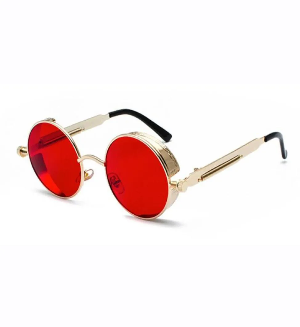 Fashion Steampunk occhiali da sole uomo designer femminile sfumature di guida all'aperto punk lunghezza di lunette o occhiali da sole di personalità giardino per UN5696587