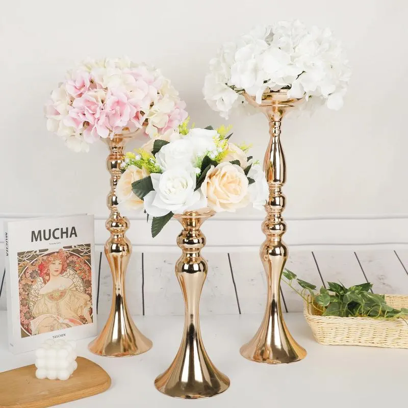 Party Decoration Table Center Wedding Props Flower Decorations Stand Metal Iron Vases