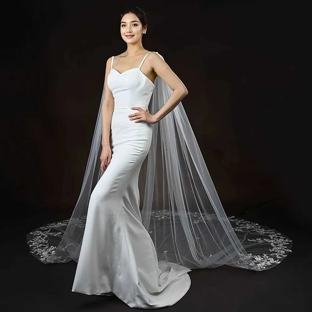 Mantella velo da sposa per abito da sposa, velo tulle capelli_voghion.com
