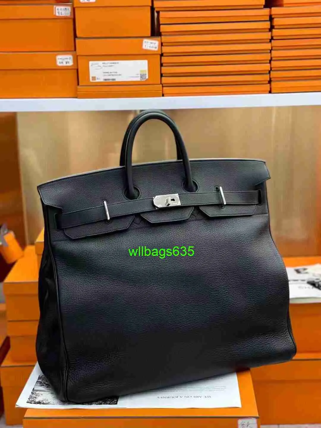 BK Кожаная сумочка доверенная роскошная ограниченная серия Custom Bag 50 Travel Sack для мужчин и женщин унисекс багажный сумка с коровьем верхний слой большой емкость имеет логотип HBW23G