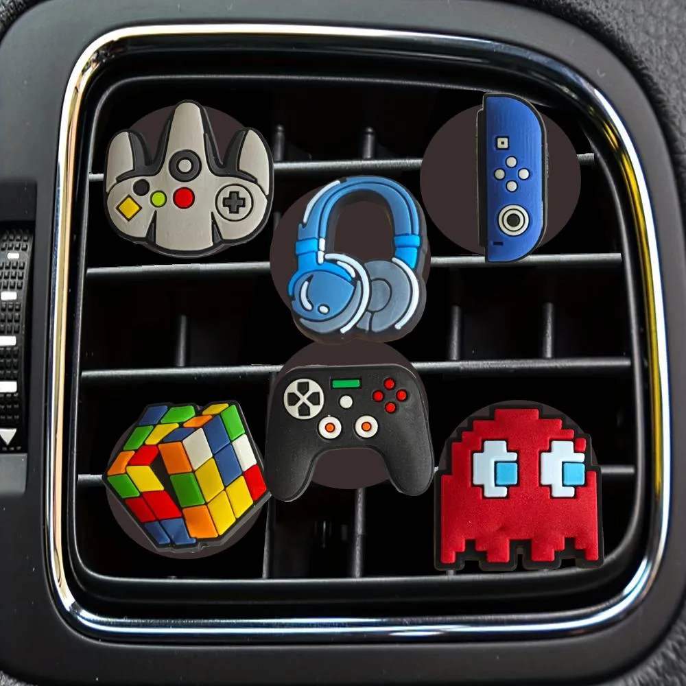 Altri accessori per interni Game 63 Cartoon Car Air Clips Clips Condizionatore Outlet per deodorante decorativo goccia decorativa OTUAB