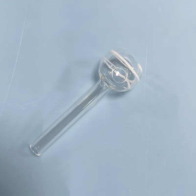 Tubo di vetro da 4 pollici di fumi da 4 pollici con tubo di fumo con 3 cm a lecca lecca lecca ciotola