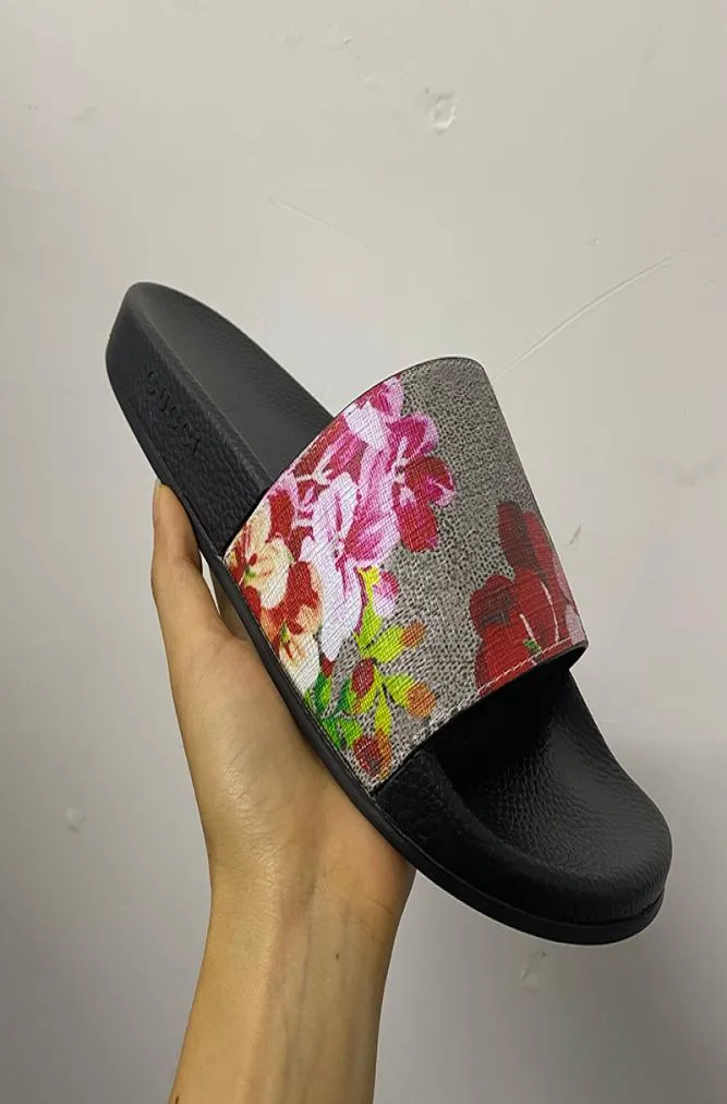 Roze bloemen heren slipper versnellingsbodems vrouwen gestreepte sandalen causale schoenen niet -slip zomer huaraches slippers slippers flip flops platform S5137450