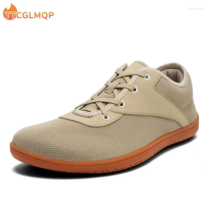 Casual Shoes Men Walking Sneaker Wide Barefoot Outdoor Sport Training Sneakers för unisex stor storlek Athletic Trainers