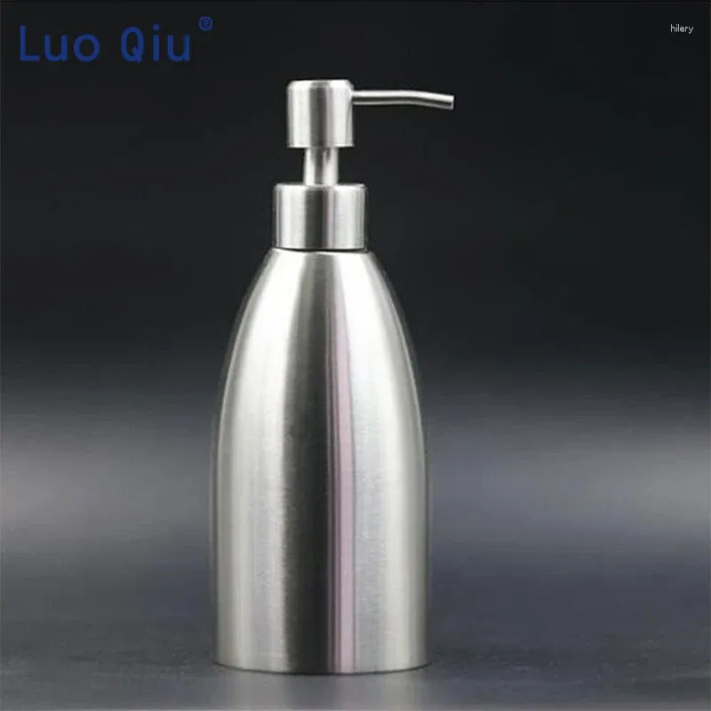 Liquid Soap Dispenser 400ml Stainless Steel Kitchen Sink Faucet Bathroom Shampoo Box Container Deck Mounted Detergent Bottle