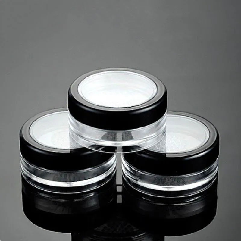 10g 10 ml Visage Verbe Powder Powder Blusher Puff Box Makeup Makeup Cosmetic Jars Conteners with Tamis Lights Hljia Beoft