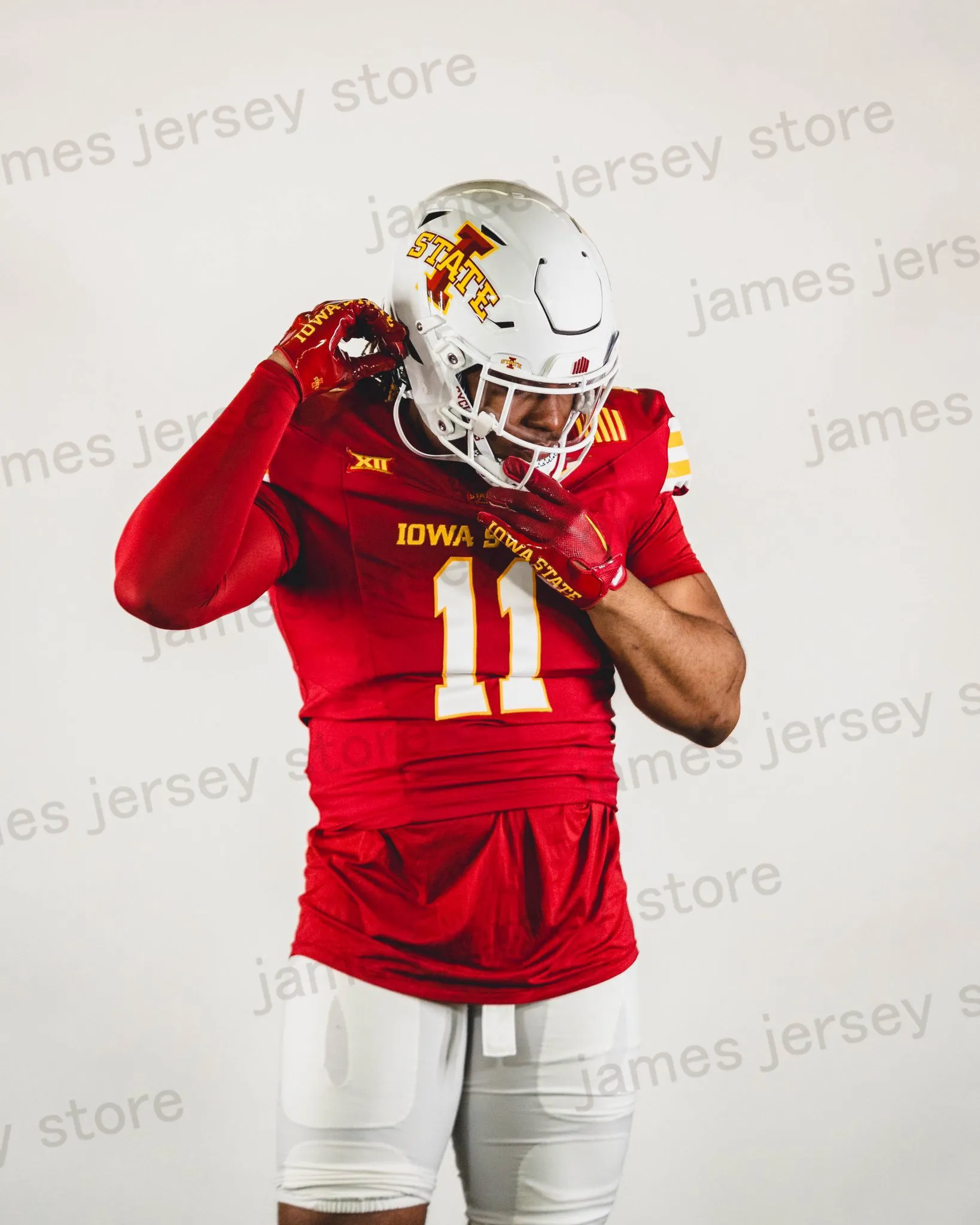 Iowa state football jersey custom clearance